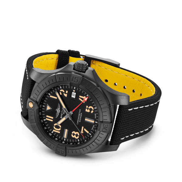 Avenger World Time Night Mission Automatic Watch 45 (Avenger Automatic GV32395101B1X3 - Image 3