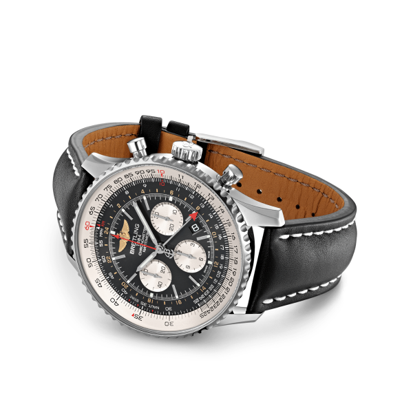 Navitimer B04 Chronograph GMT 48 - Stainless Steel AB0441211B1X1 - Image 2