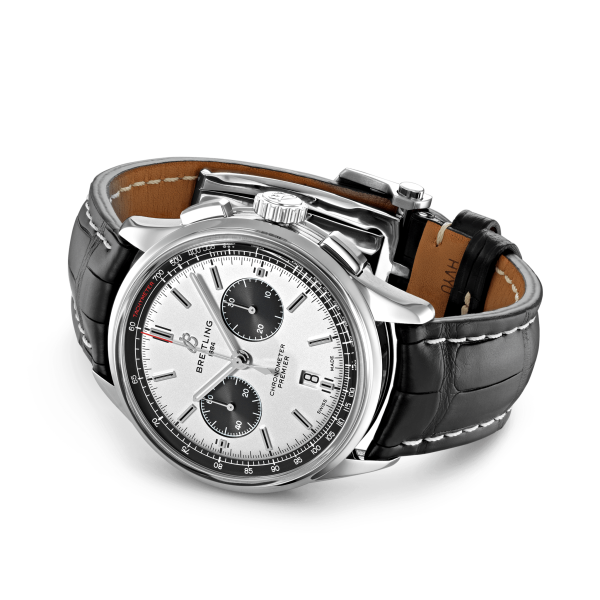 Premier B01 Chronograph 42 - Fine Steel - Silver AB0118221G1P1 - Image 3